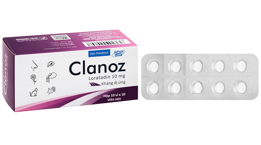 Clanoz 10mg trị các triệu chứng viêm mũi dị ứng, mày đay - 15